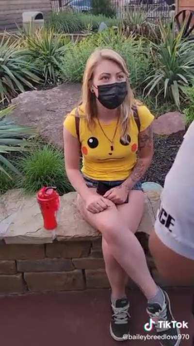 Mother kicked out of six flags because her shorts were too short.