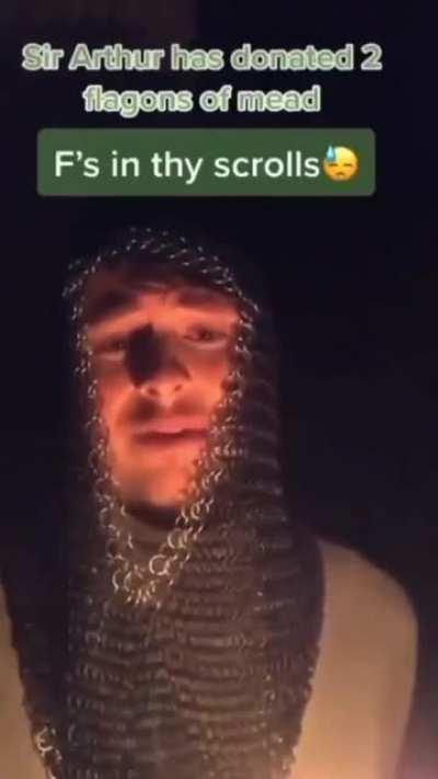 I thank thee for thou’s donation