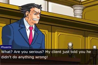 Ace attorney but edgeworth gives up. (Dialog generated by AIDungeon)