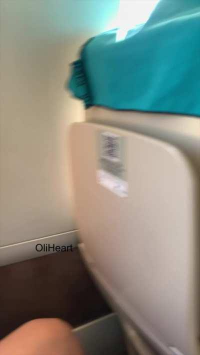 Just having fun in the public train
