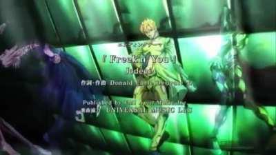 Golden Wind ending except its Gangsta's Paradise