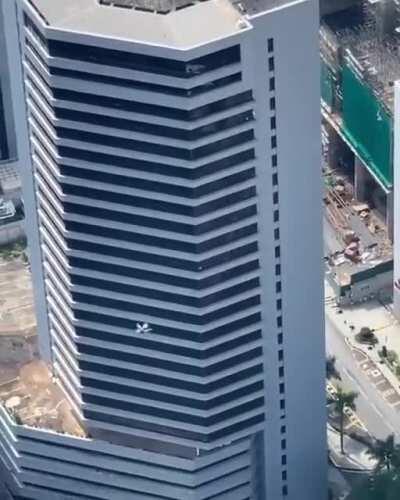 Beautiful day for parachuting