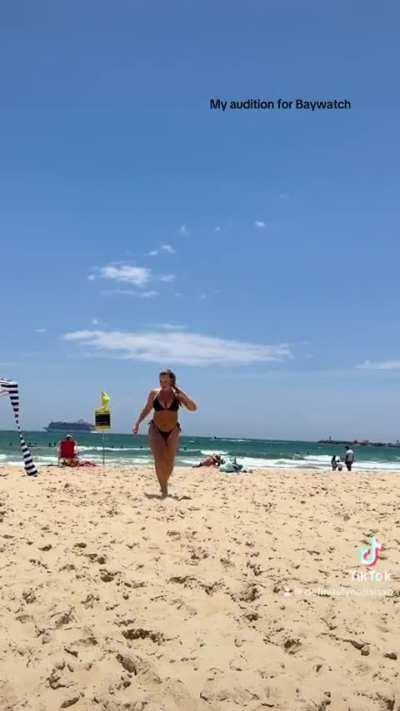 Nearly knocked her out 