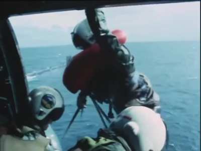 In 1976 a Sea King from the RN carrier HMS Ark Royal went to assist the USN sub USS Bergall for a MEDEVAC at sea. The operation was captured as par of the British TV series 