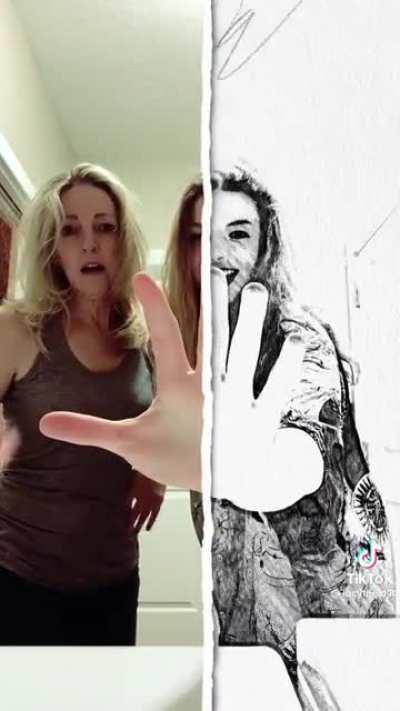 She literally just A-ha’d her mom right into a mid-80’s MTV music video! Lol talk about a genuinely joyful response and moment to share!! (Not my video! Credit: lucytheidjit on TT)