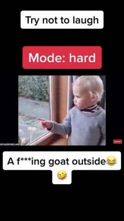 A f**King goat!