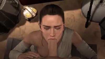 Rey Sucking - Animation by ChasingNero - With Sound by AudioCake