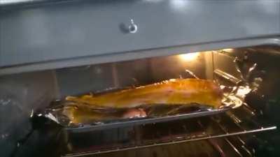 Fishes moving even after being killed