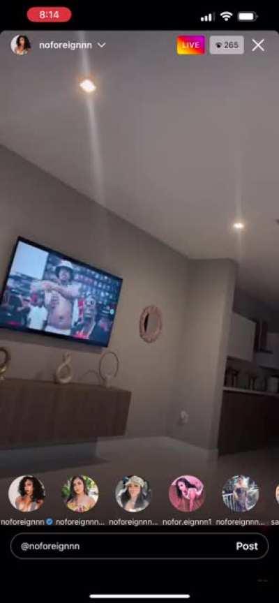 Noforeignnn IG live 06/27 PT 2 🥰
