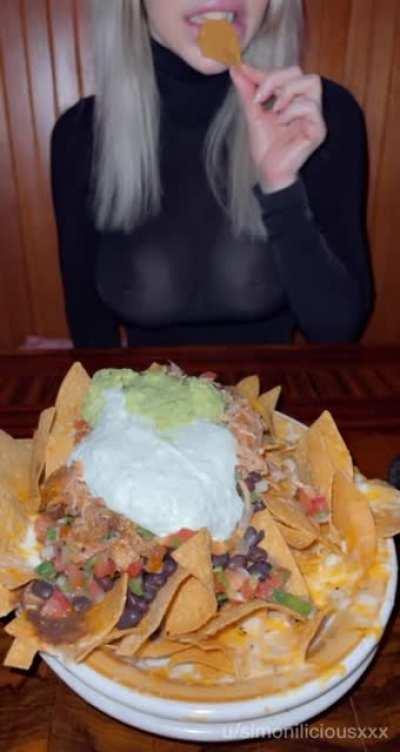 Wore this little black seethru dress to a dinner party with my boss