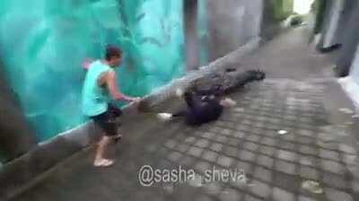 DBS Trying to do a frontflip onto a Bike