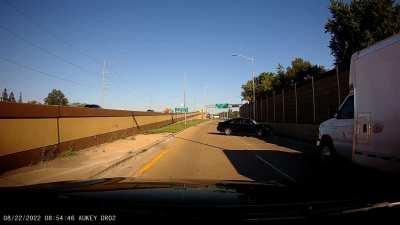 The legendary 5 lane exit, performed as expected. [OC]