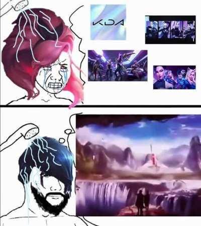 Imagine your champion's origin story is based of a skin line