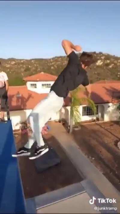 That backflip landing