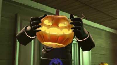 Horseless Headless Horsemann - boss intro cutscene