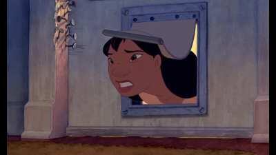 Lilo had a dream she was flying over all of us