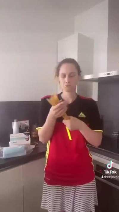 Pasta girl to LEC host transformation