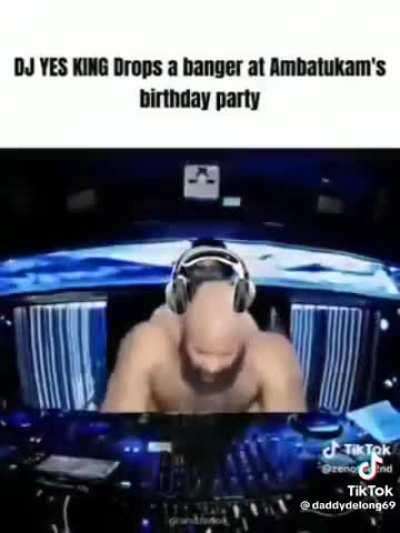 DJ yes king do be dropping some sick beats