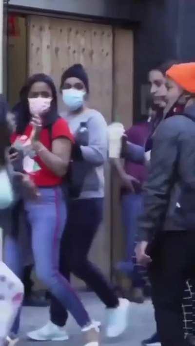 To “prank” a badass stranger 