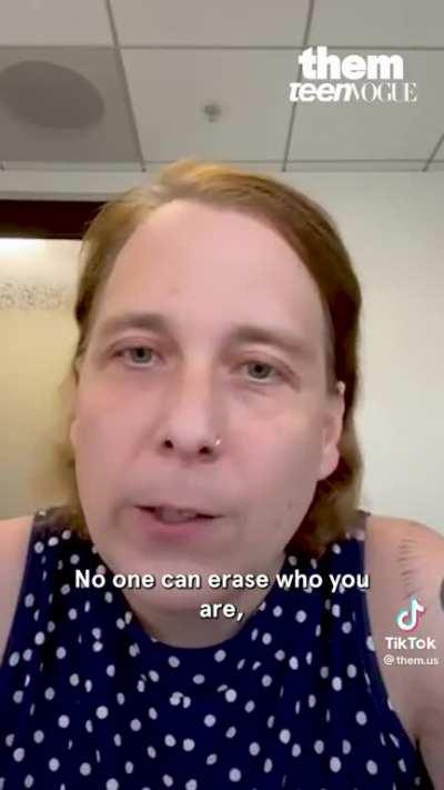 Beautiful message. Actual tears. Courtesy of teen vogue.