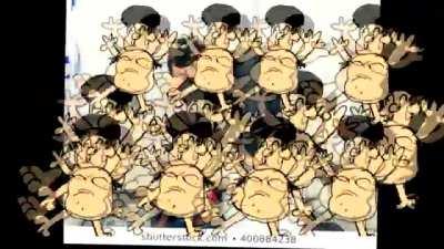 fat man shid on floor and dance hahhahahahaa