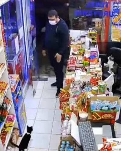 I thought he is going for a fight