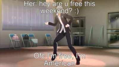 Is this some kind of JoJo reference that I'm too bald eagle to understand?