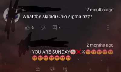 YOU ARE SUNDAY🤡❌⚔️😡😡😡😡😡😡😡😡😡😡😡😡