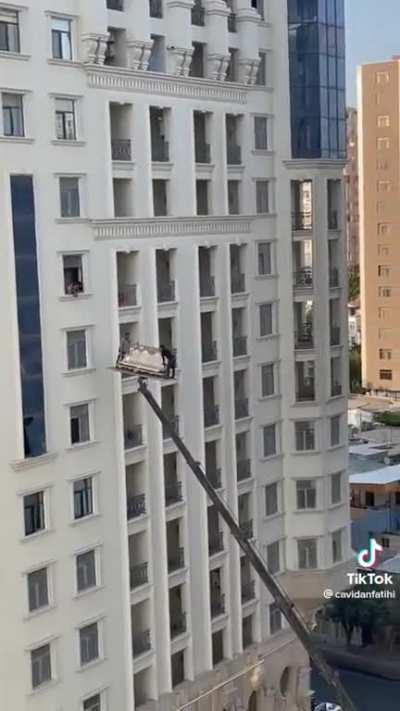 When you risk your life to deliver a couch