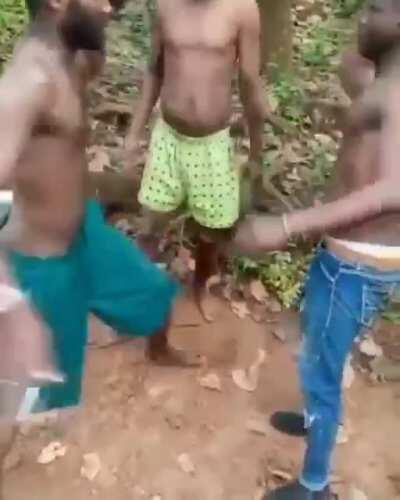 USA. One month later