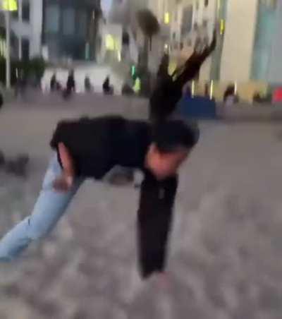 Using a rope like a trampoline