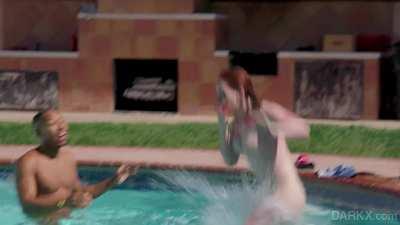 Shared and Sharing by the pool with Athena Rayne