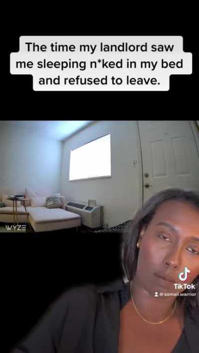 I guess a naked tenant asking you to leave is not enough these days. Please help me get traction on TikTok. 🙏🏾