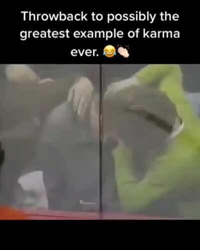 Never Taunt... Karma also watched Hockey