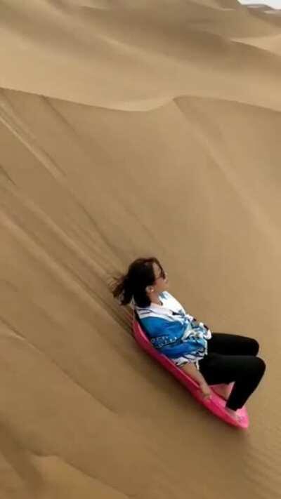 Being Sacrificed To A Giant Sandworm