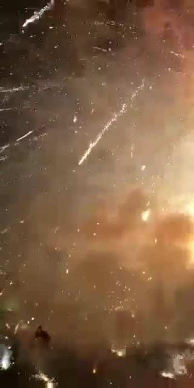 Fireworks or carpet bombing?