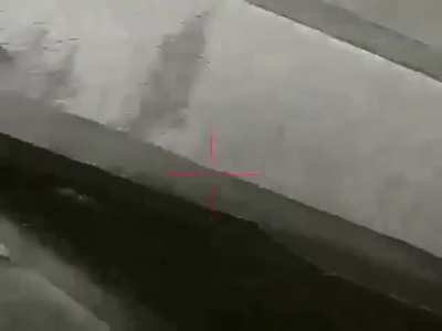 Thermal equipped Afghan Taliban sniper assaulting ANA outpost