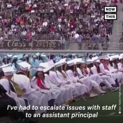 Valedictorian slams ineffective school staff in graduation speech