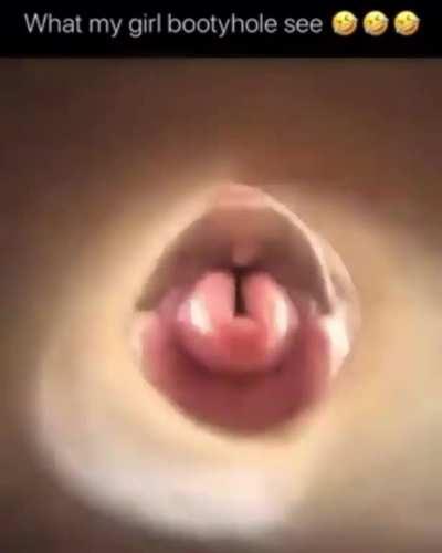 That's one way to multitask some good ol'flap slapper to ass 🤣🤣