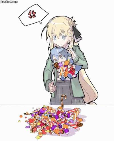 (GIF) Agnes confiscating all his candy / Agnes 