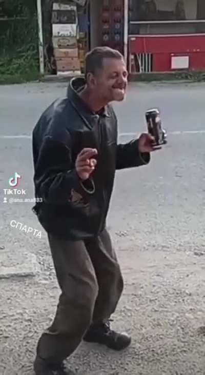 He's in the Friday mood.