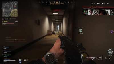 So my whole team was camping big blue by vacant and I just got done buying back, little did I know they didn't clear the building and I come running in like an idiot.