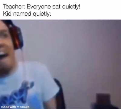 I can’t begin to imagine the sounds this guy would make if he was caught in a shooting.