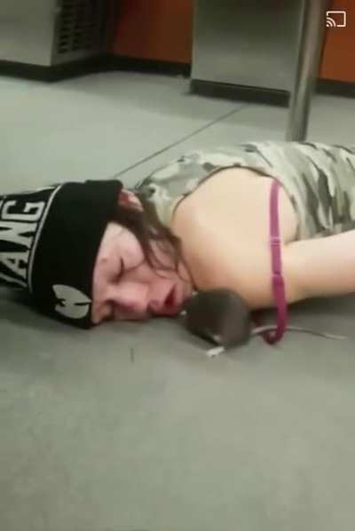 Waaay too much, but atleast the mouse finally got to to take a bath