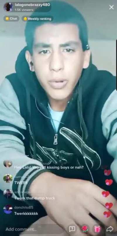 Caught Daddy Lalo on tiktok live today #queenlalo