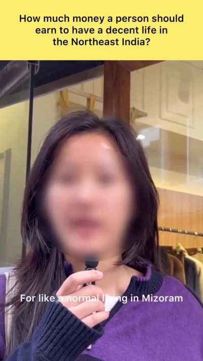 NE girl's opinion on how much a person should earn