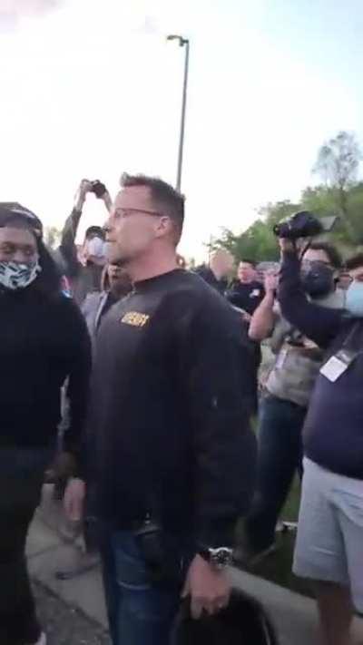 Amazing cops with the people