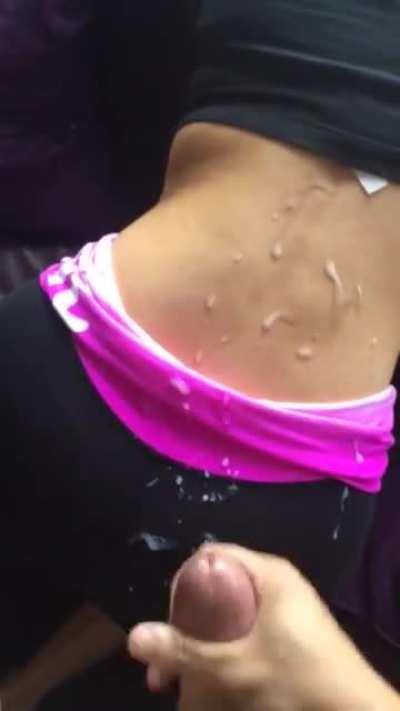 Letting Him Finish On Her Workout Clothes