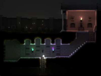 Working on 2D Global Illumination specifically for low-res pixel art games.