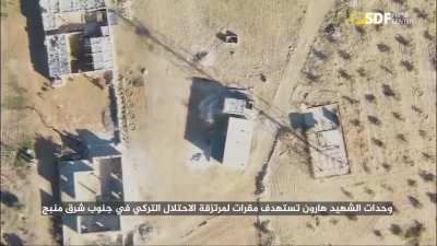 Syrian Democratic Forces (SDF) carried out drone strikes against the Syrian National Army (SNA).